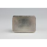 A silver vesta case, Sampson Mordan, London 1930,