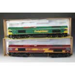 Two Aristocraft by Bachmann G gauge 1:29 scale locomotives,