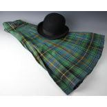 A gentlemans Scottish Mcinnis tartan kilt by Kiltmakers W.