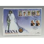 A Diana Princess of Wales limited edition gold sovereign, dated 1981,