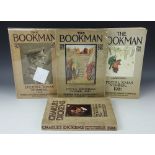 THE BOOKMAN - SPECIAL CHRISTMAS NUMBERS, 1916, 1918, (with special Ducal Portfolio), 1921,