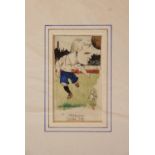 Amos Ramsbottom (1889-1927), Ink and watercolour, Football Caricature,