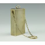A silver gilt vanity case, George Mears Betser Ltd, London 1920,