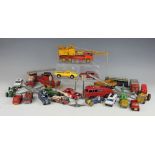 A selection of Dinky and other die cast toys,