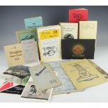 A collection of vintage and veteran motorcycle books and pamphlets, to include,