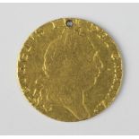 A George III 1794 gold spade Guinea,