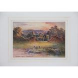 Edward W Ball, Watercolour, Buildwas Abbey - Shropshire, Signed and titled, 20cm x 29.