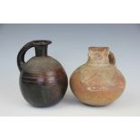 Two South American Pre-Columbian pottery vessels,