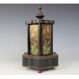 A late 19th / early 20th century continental musical cigar box / dispenser,
