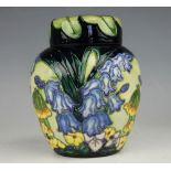 A Moorcroft limited edition Cymbeline pattern ginger jar and cover, 1995,
