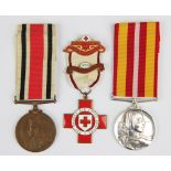 A World War II Long and Efficient Service Medal to Mrs Clarice Ethel Duncan,