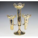 A silver epergne, Fattorini and Sons, Birmingham 1918,