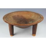 A large Polynesian Kava bowl from Fiji,