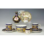 A selection of Coalport comprising;