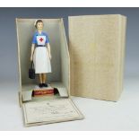 A Royal Worcester limited edition British Red Cross Society V.A.D. Member figure, No.