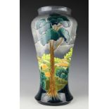 A Moorcroft limited edition After The Storm vase, of large proportions, 1997 centenary,