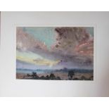 Frany Bryson (20th century), Five unframed watercolours, Landscape in Autumn,