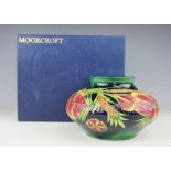 A Moorcroft limited edition Malahide pattern squat vase, c.