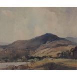 Percy Lancaster (1878-1951), Watercolour, Coniston Old Man - Lake District, Signed, 23cm x 28cm,