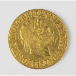 A George III gold Sovereign,