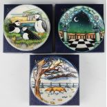 A collection of three Moorcroft pin dishes comprising; Jumeirah 1999, 11.