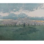 Phil Greenwood (b 1943), A pair of limited edition prints, Cherry Grove and Winter Ridge,
