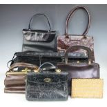 A selection of ladies hand bags and carriers,