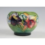 A Moorcroft Orchid pattern vase,