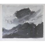 Sir Kyffin Williams (1918-2006), Limited edition print, Stormy Snowdonia,