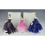 Three Royal Doulton ladies comprising; Fleur HN 4663, Sophie HN 4620 and Pretty Ladies Louise,