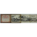 LEIGHTON (G), GRAND ARCHITECTURAL PANORAMA OF LONDON, concertina engraving in gilt decorated cover,
