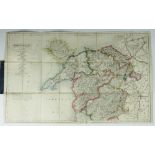 J & C Walker, 19th century map of north Wales,