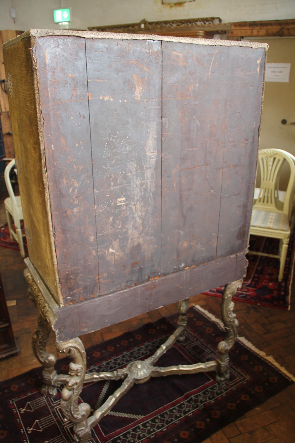 A late 17th century style cabinet on stand, c1900-1920, - Bild 5 aus 12