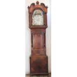 An early 19th century mahogany eight day longcase clock,