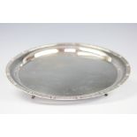 An Irish silver salver, Jewellery and Metal Manufacturing Co, Dublin, 1973,