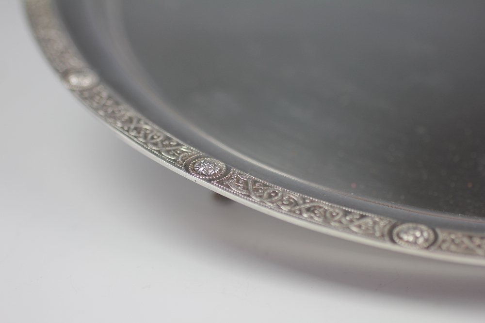 An Irish silver salver, Jewellery and Metal Manufacturing Co, Dublin, 1973, - Image 2 of 2