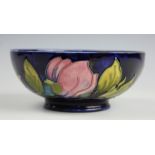 A Moorcroft Magnolia pattern bowl,