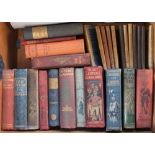 A collection of Victorian and later children's pictorial bindings including Jules Verne,