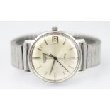 A gentlemans Longines 'Surfing' automatic stainless steel wristwatch, circa 1960's,