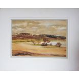 Frany Bryson (20th century), Five unframed watercolours, Landscape in Autumn,