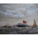After Norman Colborne, Five colour limited edition Liverpool print, December Morn, A Close Race,