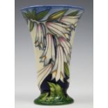 A Moorcroft trial vase, circa 2004, of bell form with spreading foot,