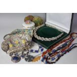 A collection of assorted costume and other jewellery,