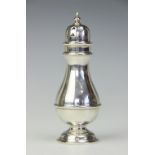 A George V silver sugar caster, Charles Edwards, London 1922,