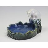 A Doulton Lambeth soap dish, impressed X8715,