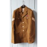 A Military No' 2 dress Army 1980 pattern jacket, with buttons, size 188/104/88, with a wool jumper,