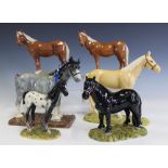 A collection of Royal Doulton Horse and Pony Collection models, comprising,