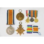 A World War I British Expeditionary Force medal trio to 23058 A-2 Cpl A. H.