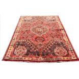 A Persian Qashqai wool tribal rug,