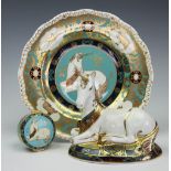 A selection Royal Crown Derby Louise Adams designed early limited edition wares comprising;